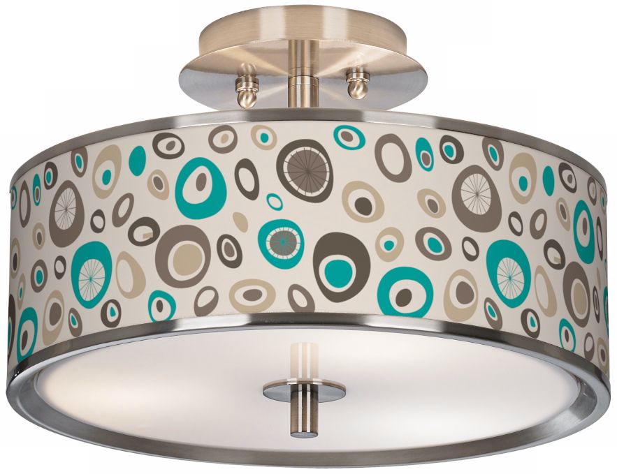 Stammer Giclee Glow 14" Wide Ceiling Light