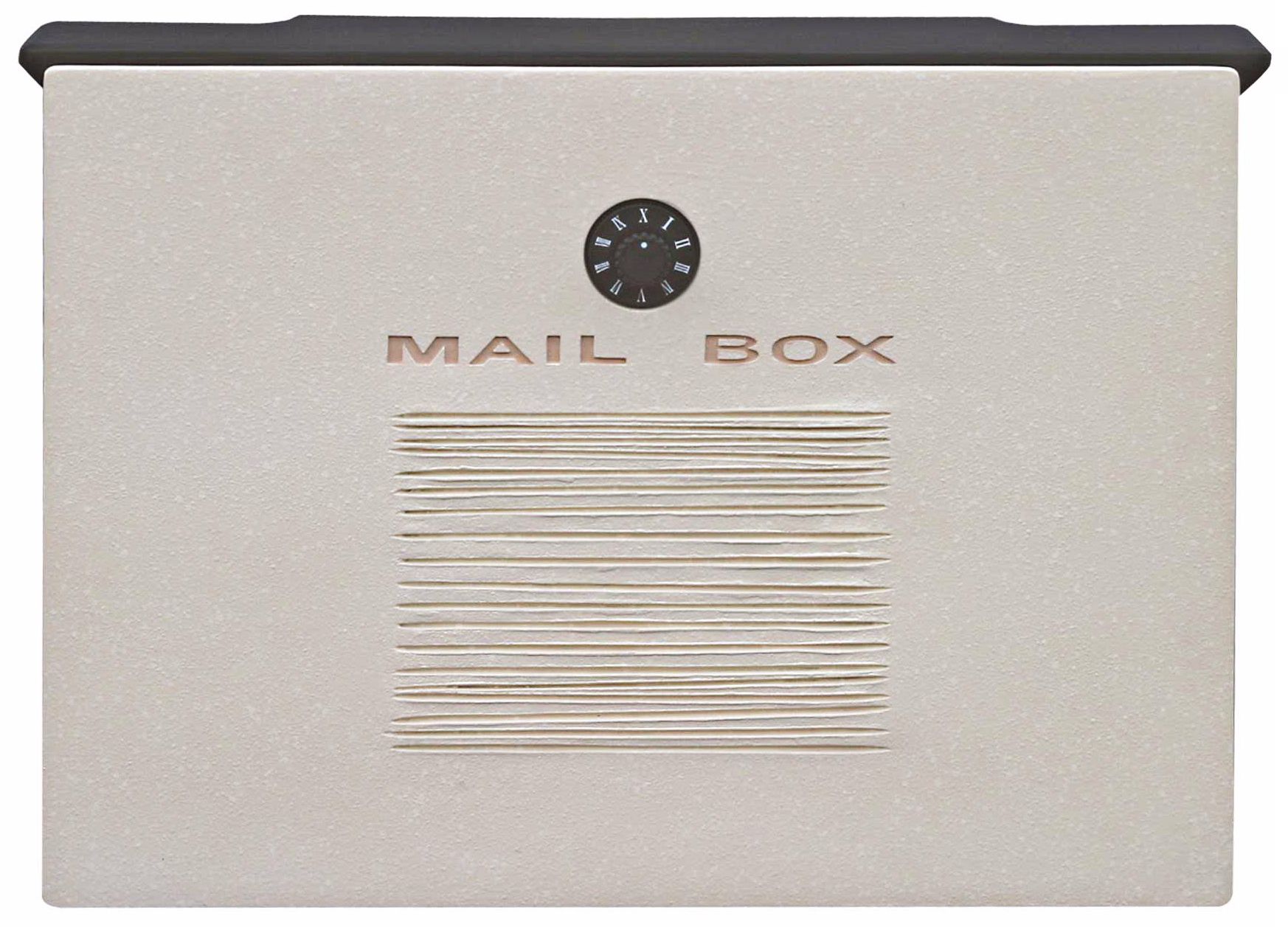 Crea White Finish Locking Mailbox