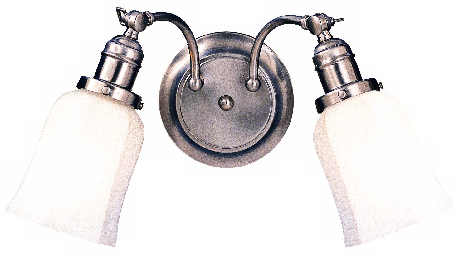 Morgan 2-Light Satin Nickel Adjustable Wall Sconce
