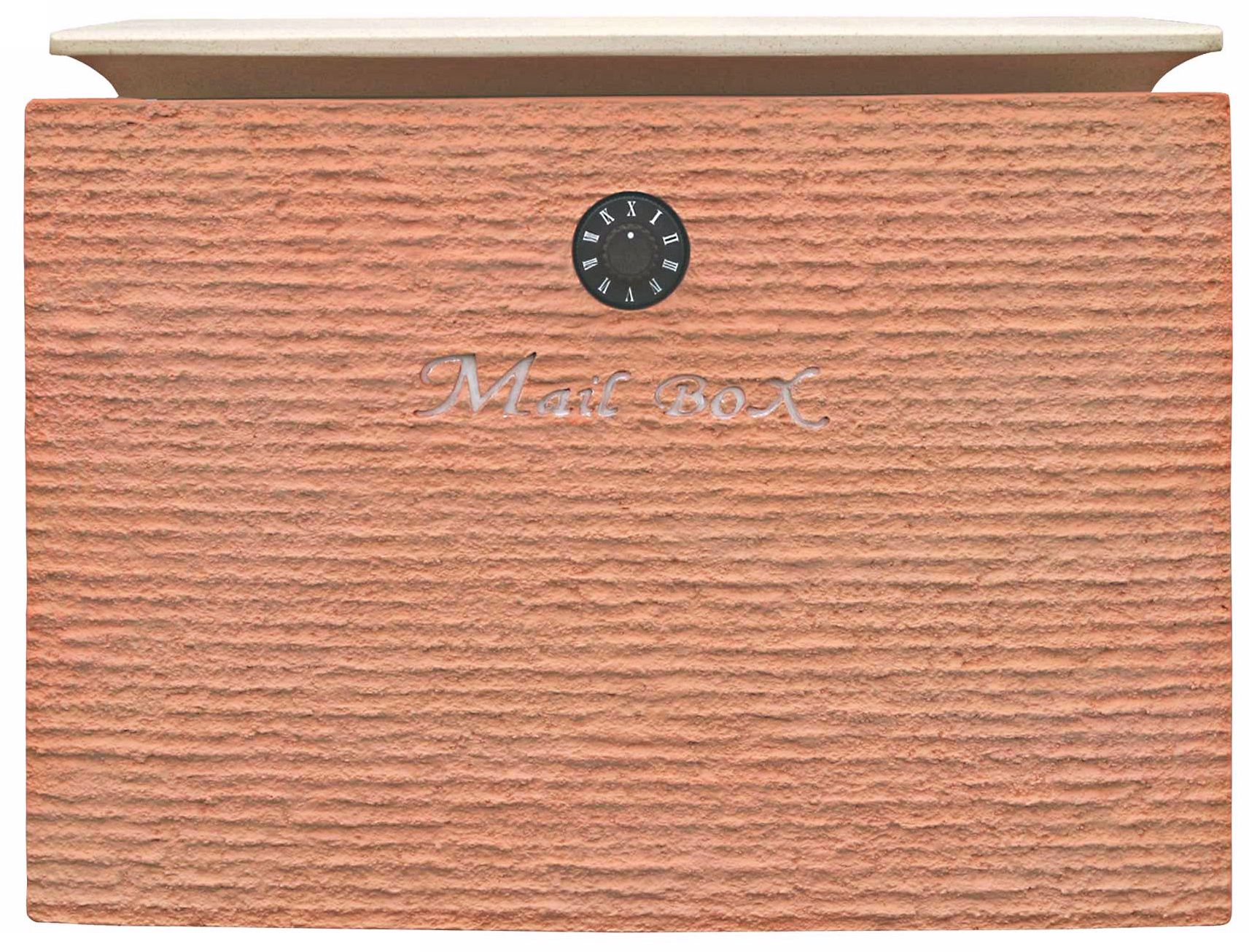 Dune Orange Finish Locking Mailbox