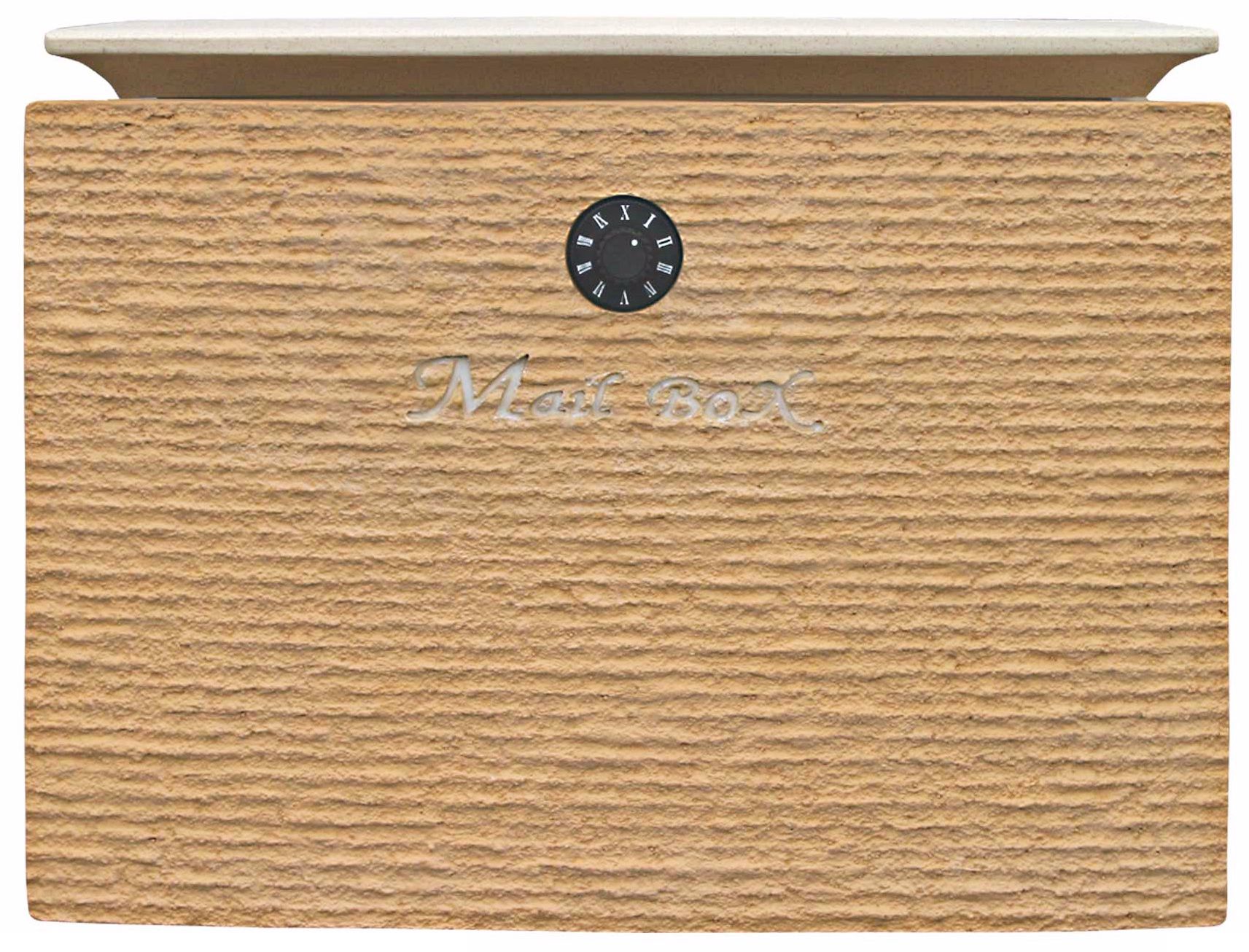 Dune Yellow Finish Locking Mailbox