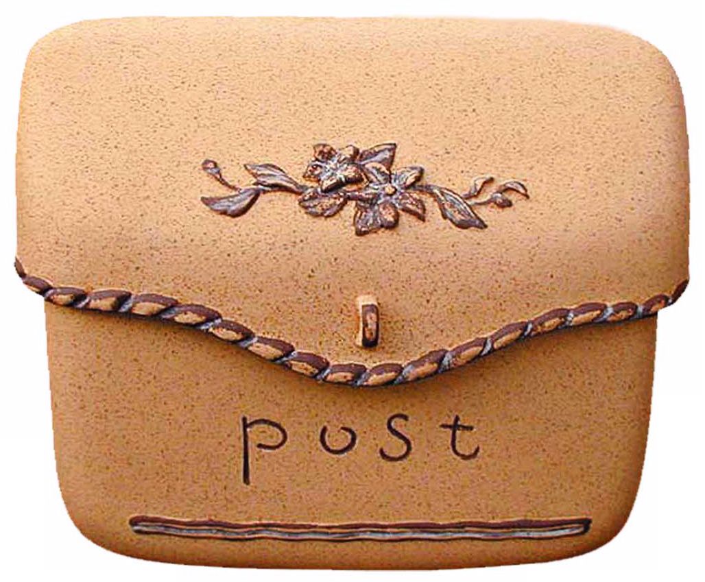Sand Finish Pouch Post or Wallmount Mailbox