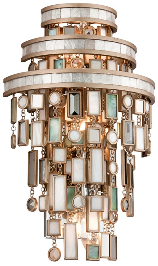 Corbett Dolcetti Mixed Shells 15 3/4" High Wall Sconce
