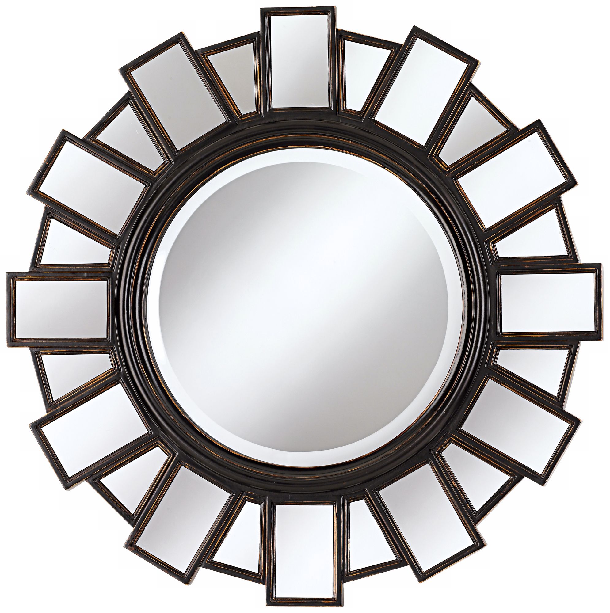 Mirrored Frame 35 1/2" Wide Moonlight Wall Mirror