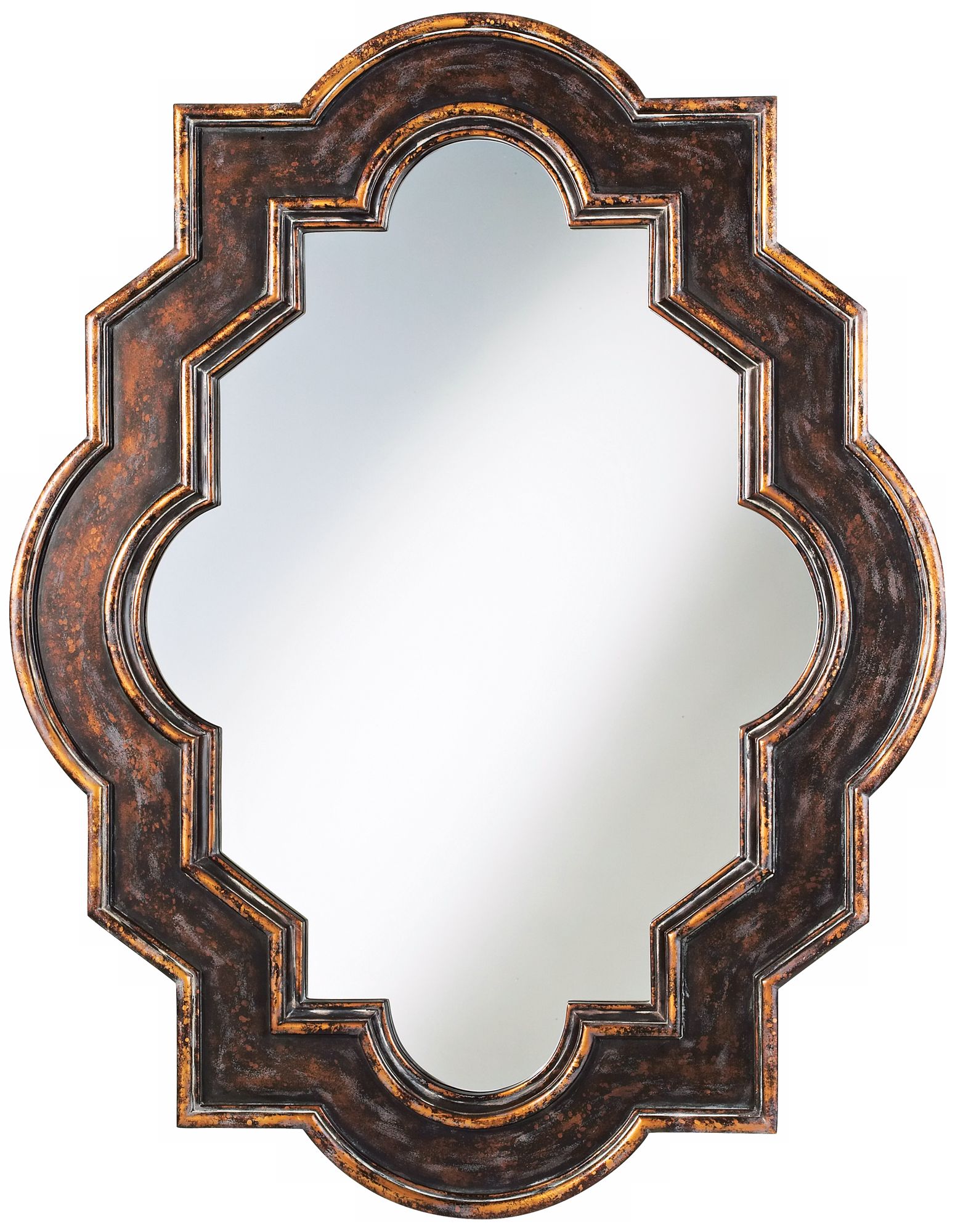 Casbah Weathered Bronze 45" High Wall Mirror