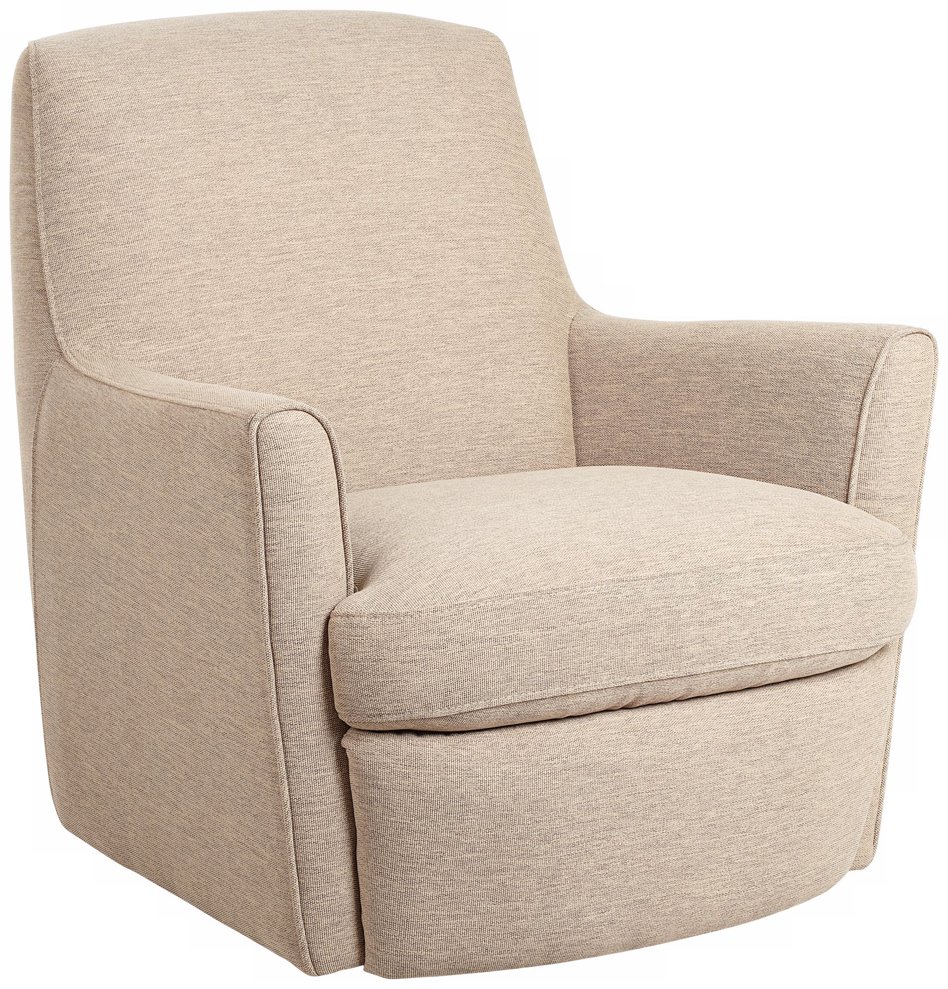 Middleton Taupe Fabric Swivel Chair