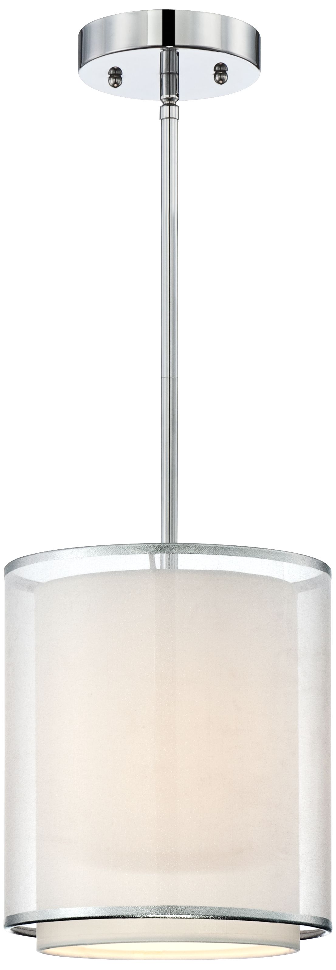 Possini Euro Design Double Organza Mini Pendant Light