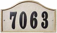 Ridgestone Sandstone Finish Serpentine Address Plaque T6921