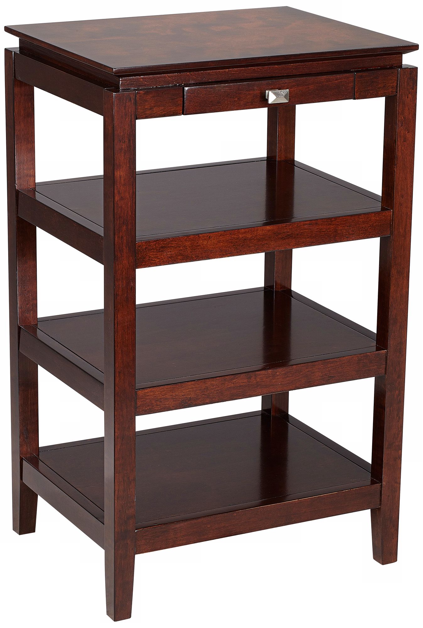 Franklin Espresso 4-Tier End Table