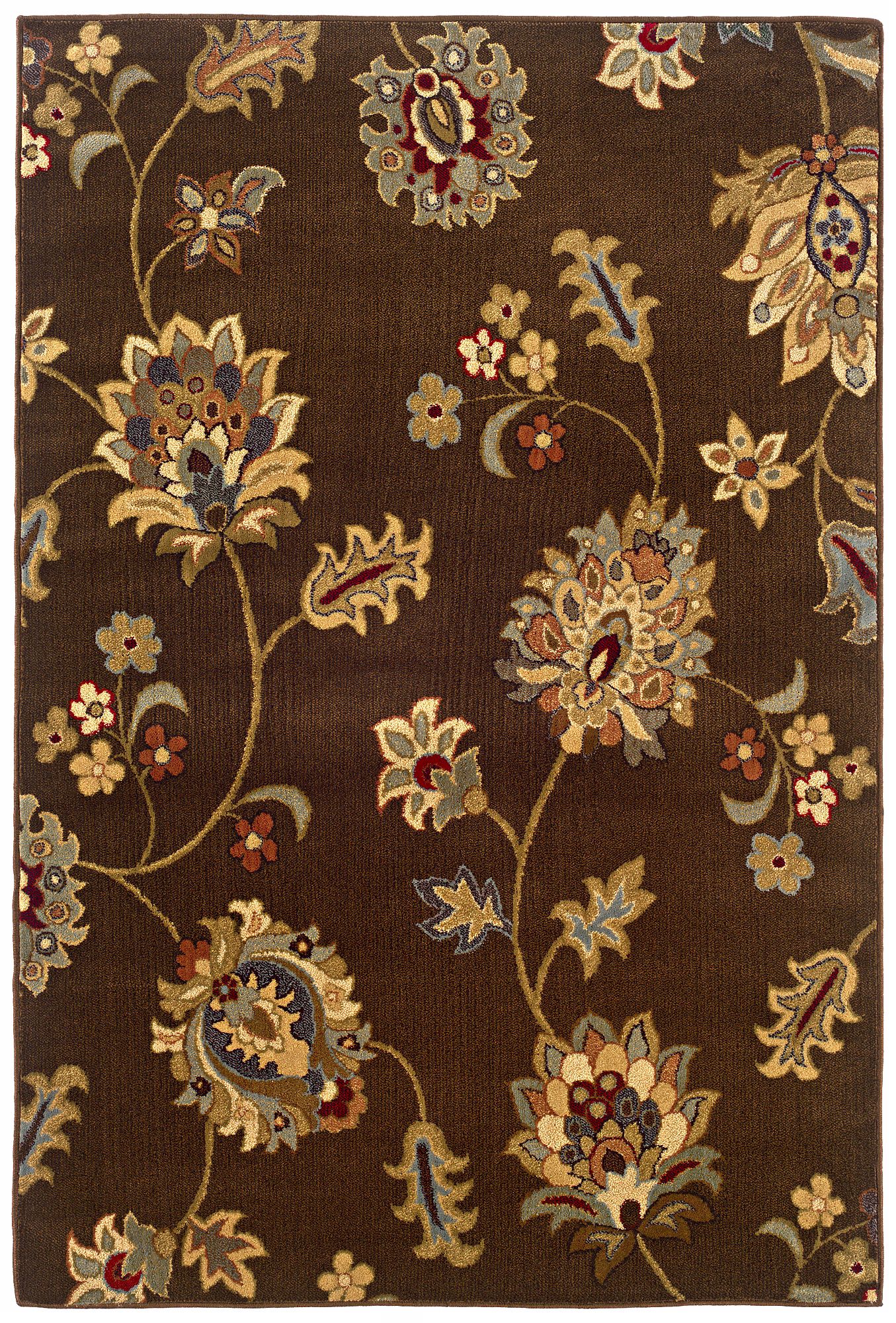 Langham Collection Alessa Brown and Gold Area Rug