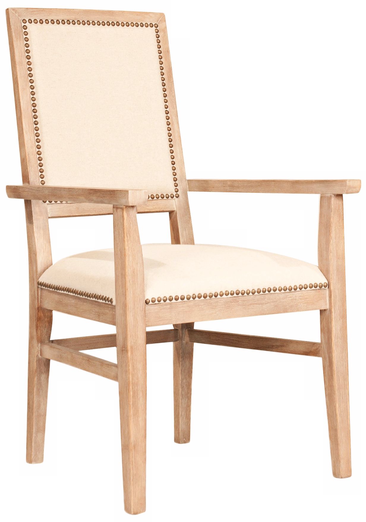 Dexter Stone Wash Acacia Wood Dining Arm Chair