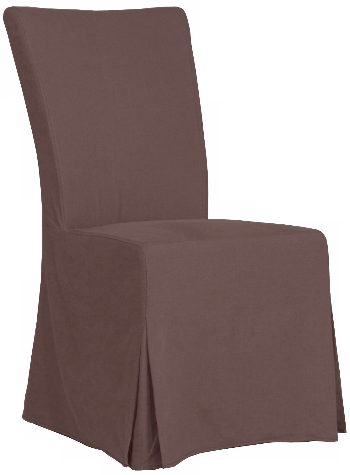 Taylor Coffee Fabric Covered Armless Dining Chair