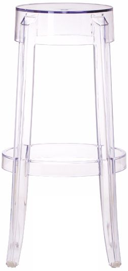 Zuo Anime Transparent 29 1/2" High Acrylic Bar Stool