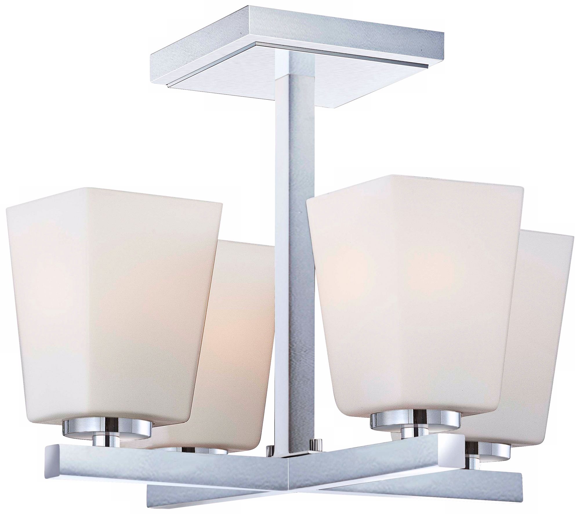 Minka Lavery City Square 14" Wide Semi Flush Ceiling Light
