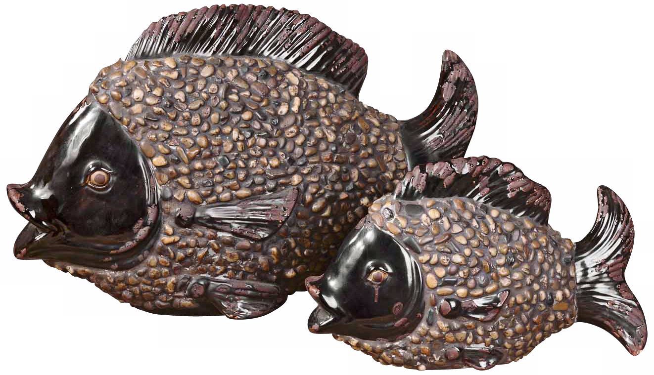 Uttermost Set of 2 Ceramic Jedda Fish Accents