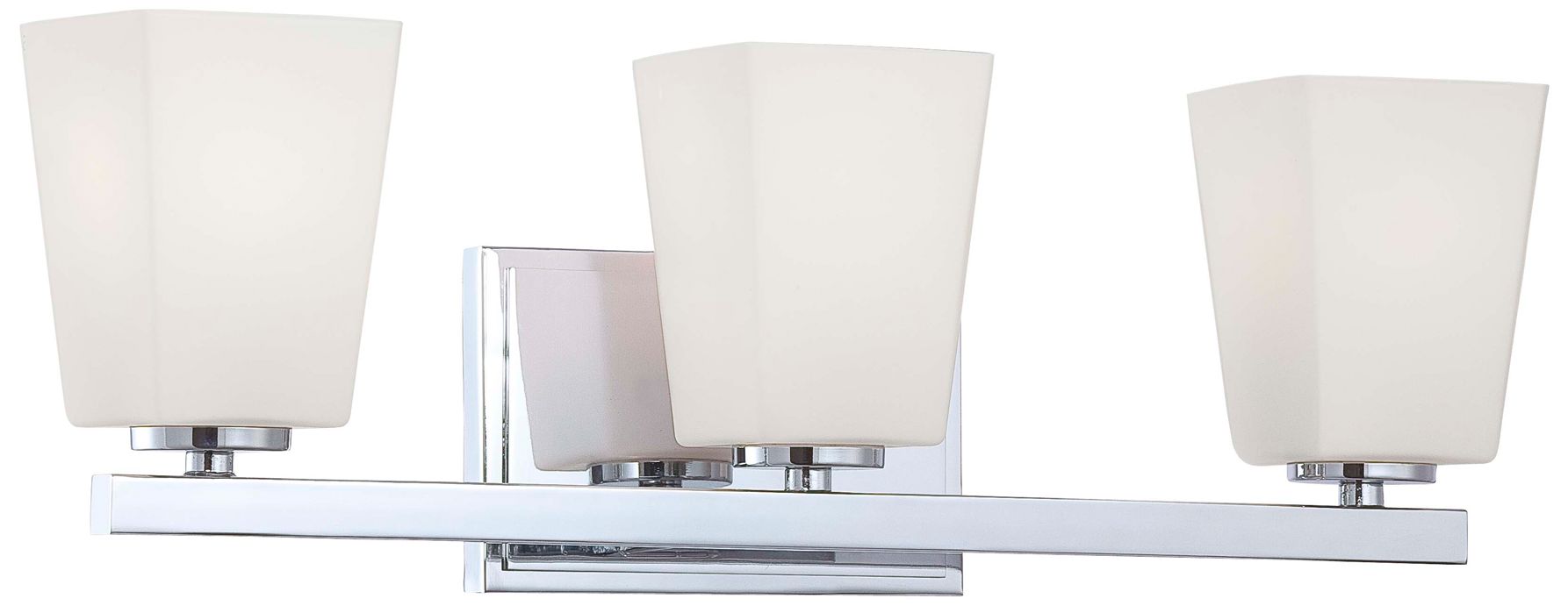 Minka Lavery City Square Chrome 20 3/4" Wide Bath Wall Light