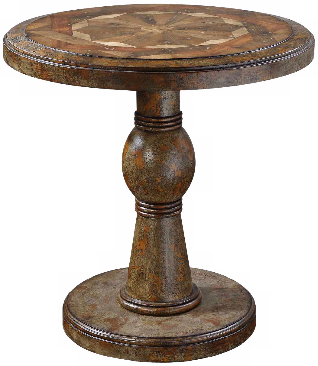 Uttermost Amaiah Antiqued Lamp Table