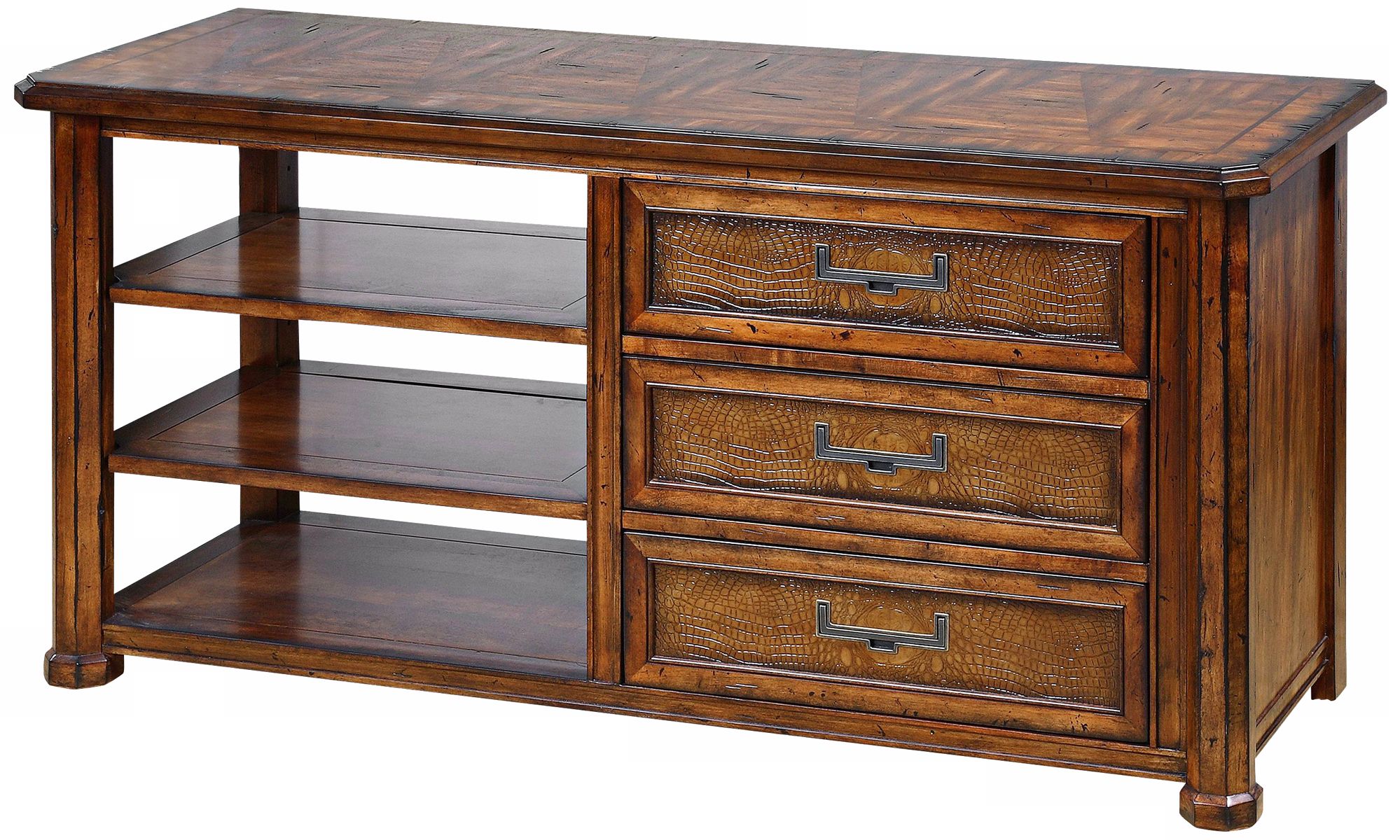 Uttermost Atol Sun-Washed Veneer Media Cabinet