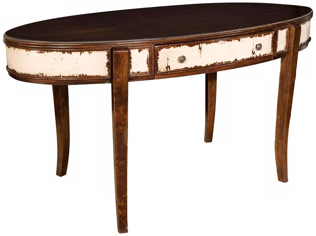 Uttermost Azriel Mango Wood Dark Honey Stain Desk
