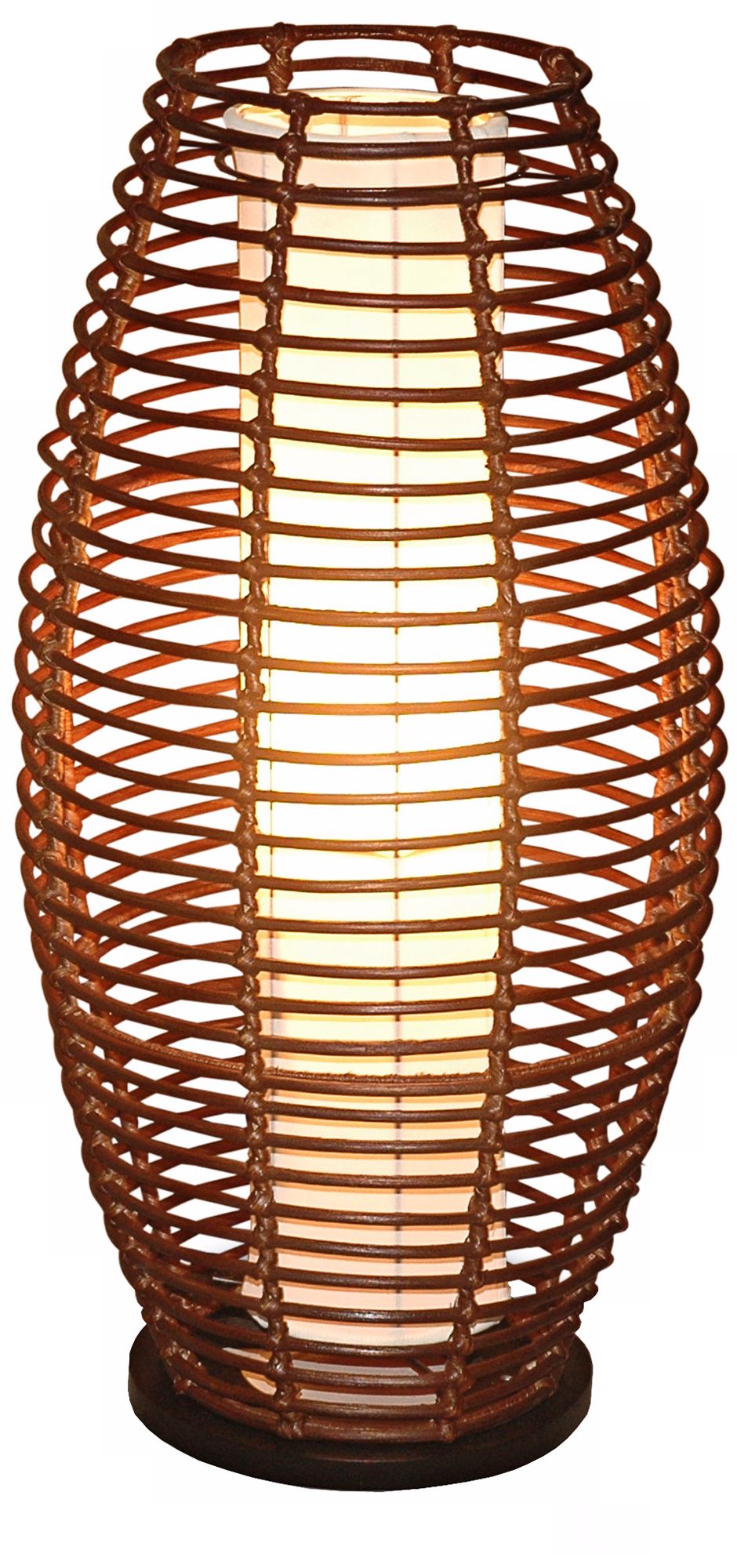 Bishop Fiber Wrapped Wrought Iron 29" High Table Lamp