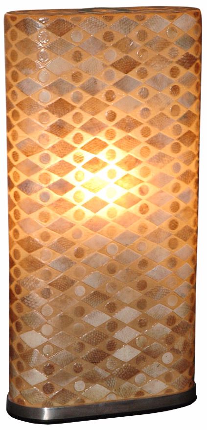 Griffen Fish Scale 24" High Table Lamp