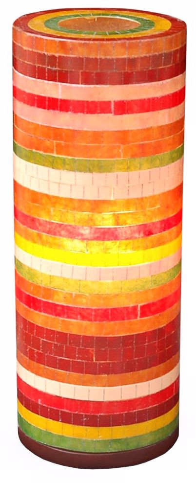 Santa Ana Mixed Color Fiberglass 21" High Table Lamp
