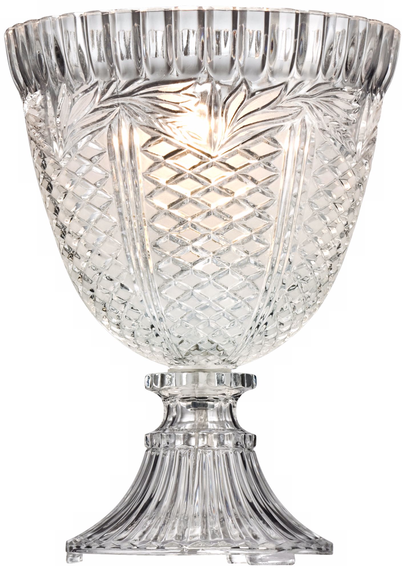 Traditional Glass Urn Accent Lamp