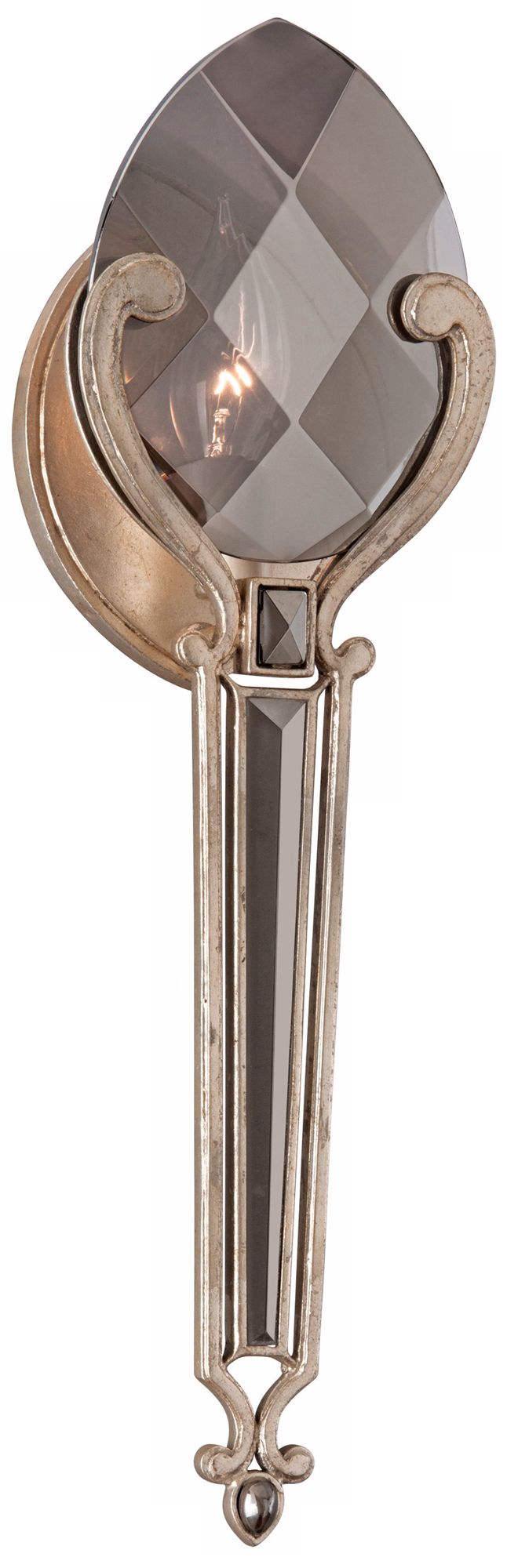 Corbett Femme Fatale Smoke Crystal 17 1/2" High Wall Sconce