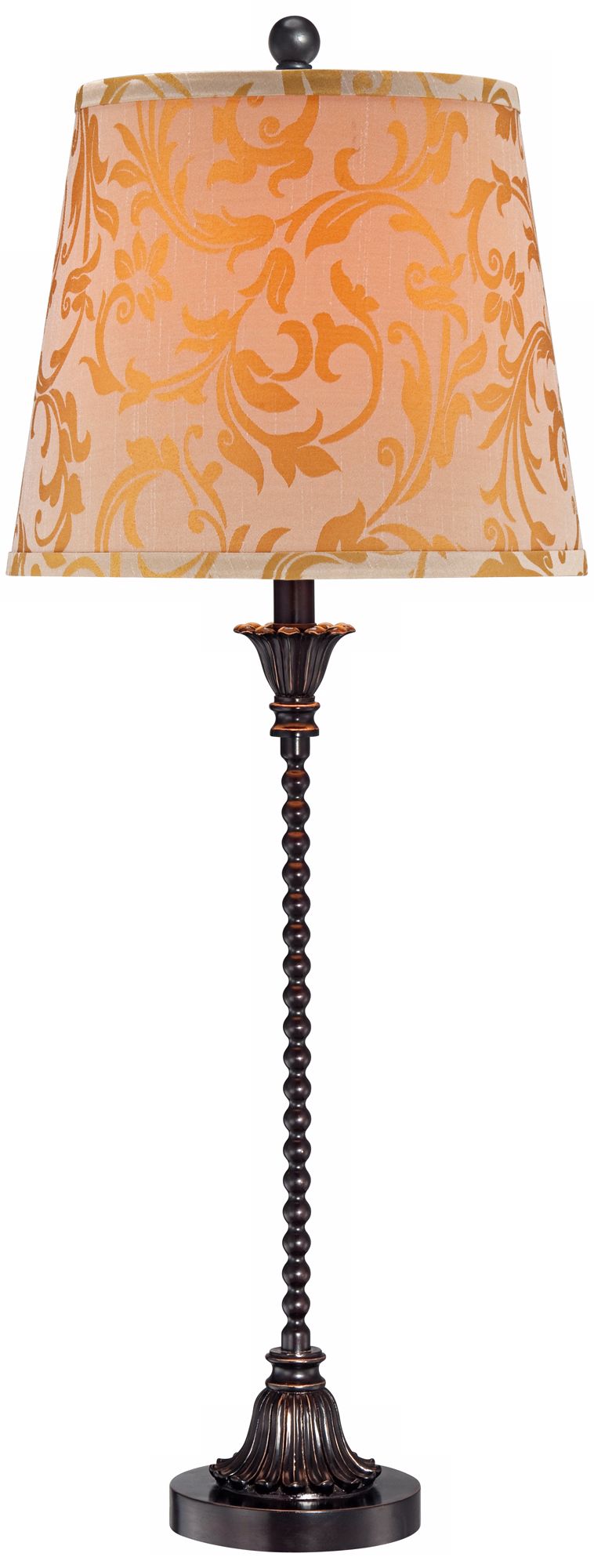 Bronze 30 1/2" High Stacked Bead Buffet Lamp