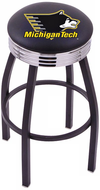 Retro Michigan Tech Counter Stool