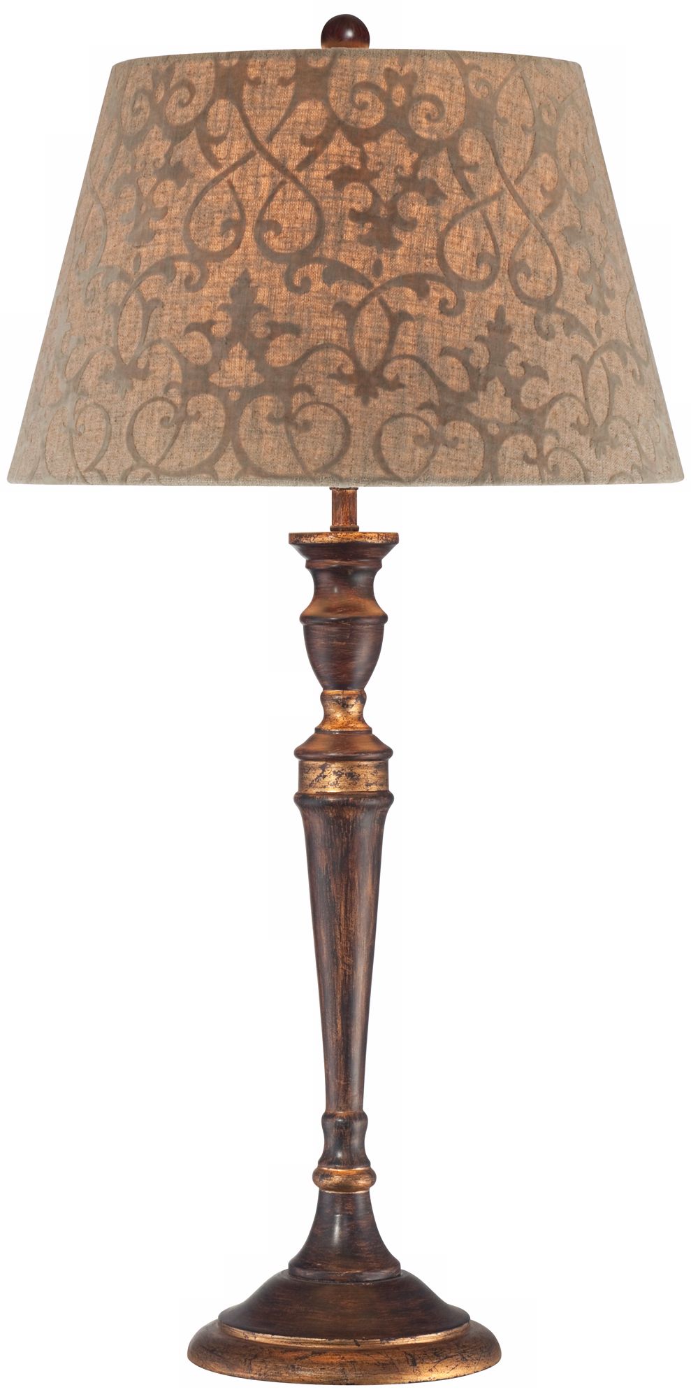 Old English Candlestick Table Lamp