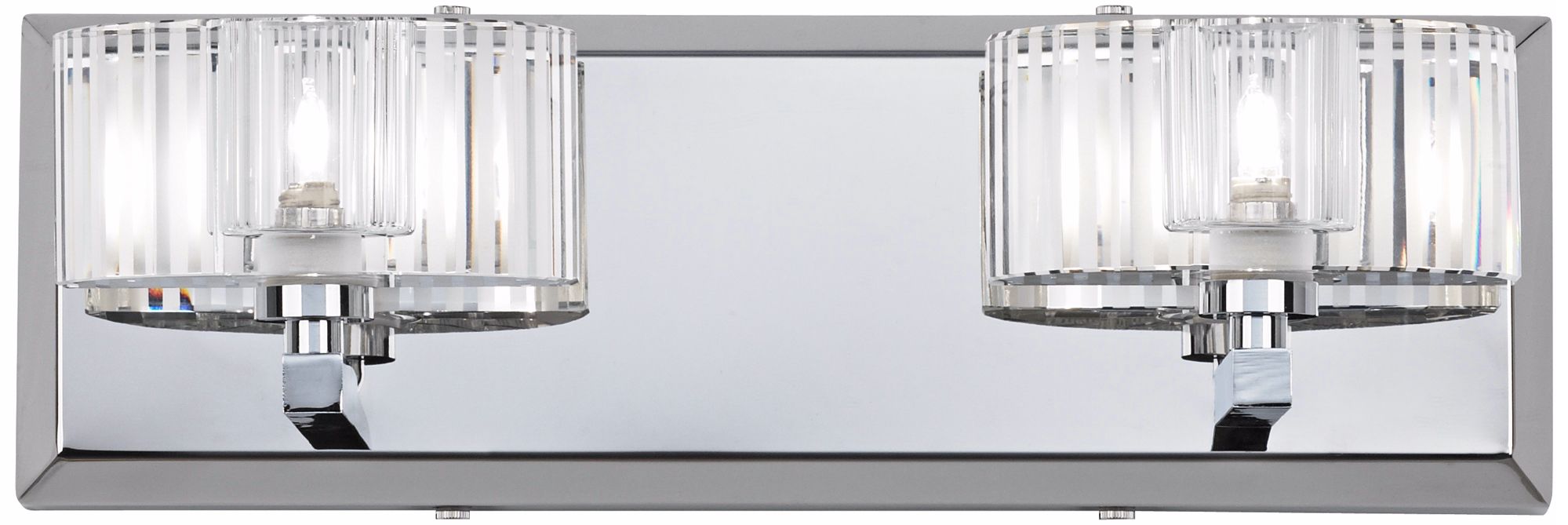 Possini Euro Demi Clear Glass 15 Wide Bathroom Wall Light T8753
