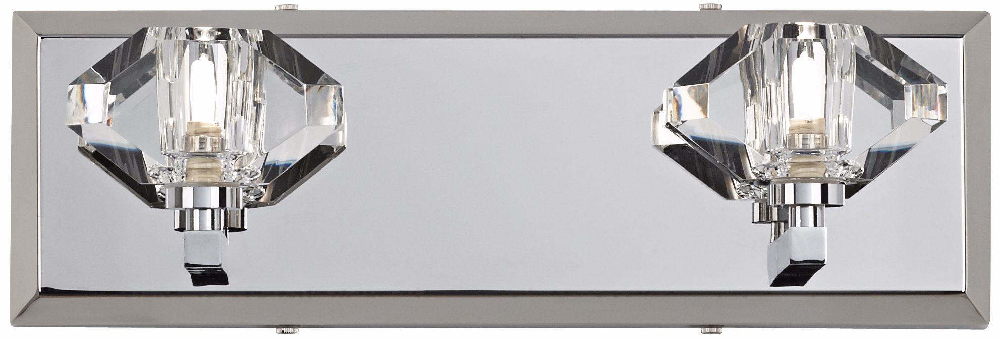 Possini Euro Gem Clear Glass 15" Wide Bathroom Wall Light