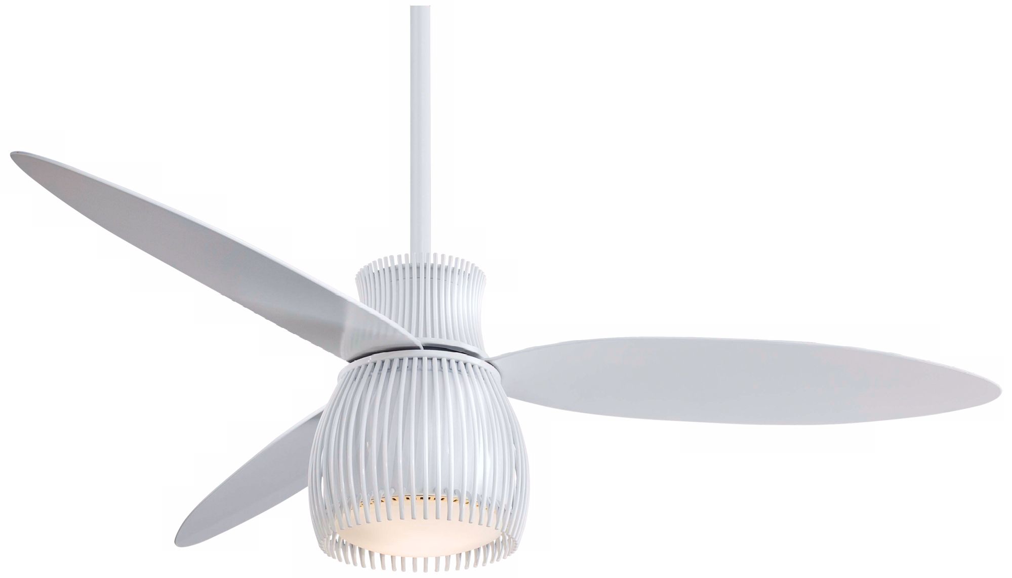 56" Minka Aire Uchiwa White Finish Ceiling Fan