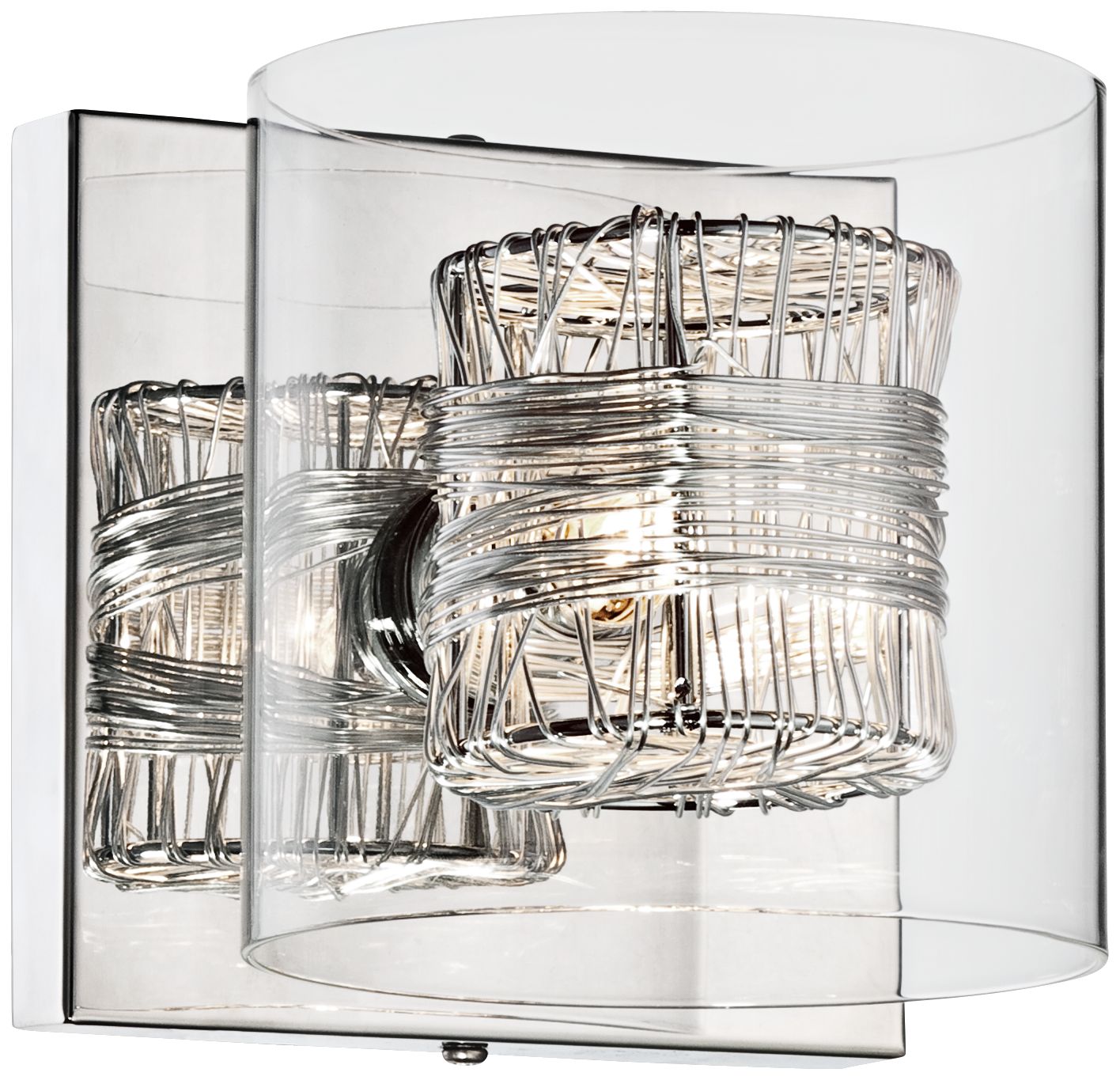 Wrapped Wire 5 1/8" High 1-Light Wall Sconce