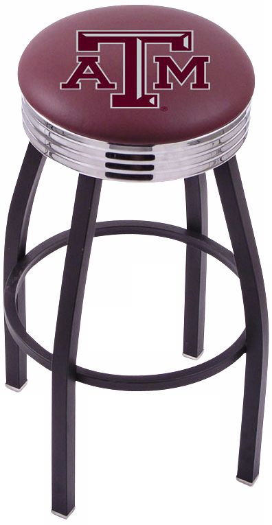 Retro Texas A&M University Counter Stool
