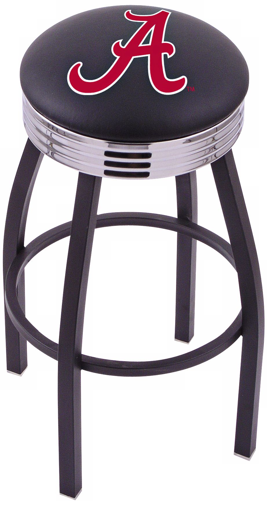 Retro University of Alabama Script Barstool
