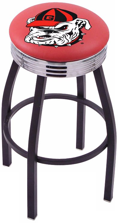 University of Georgia Bulldogs Retro Counter Stool