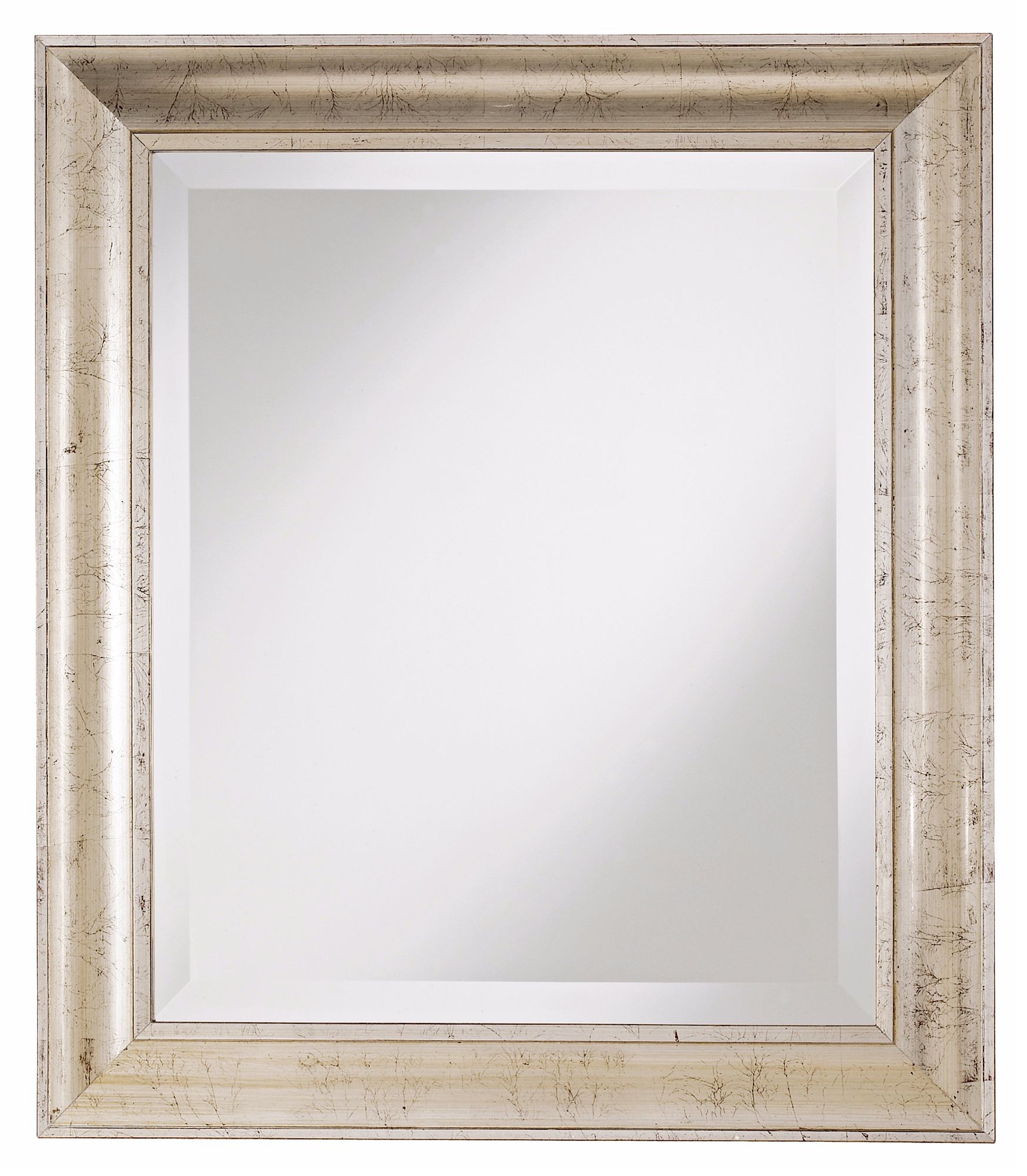 Weathered Silver 30" High Wall Mirror