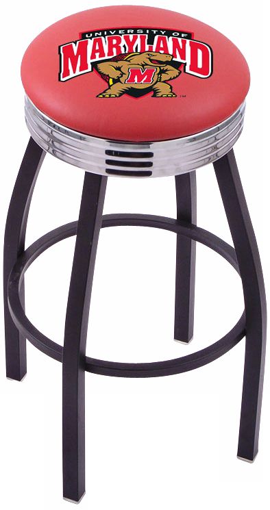 Retro University of Maryland Counter Stool