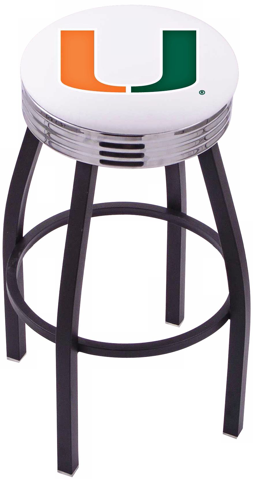 Retro University of Miami Barstool