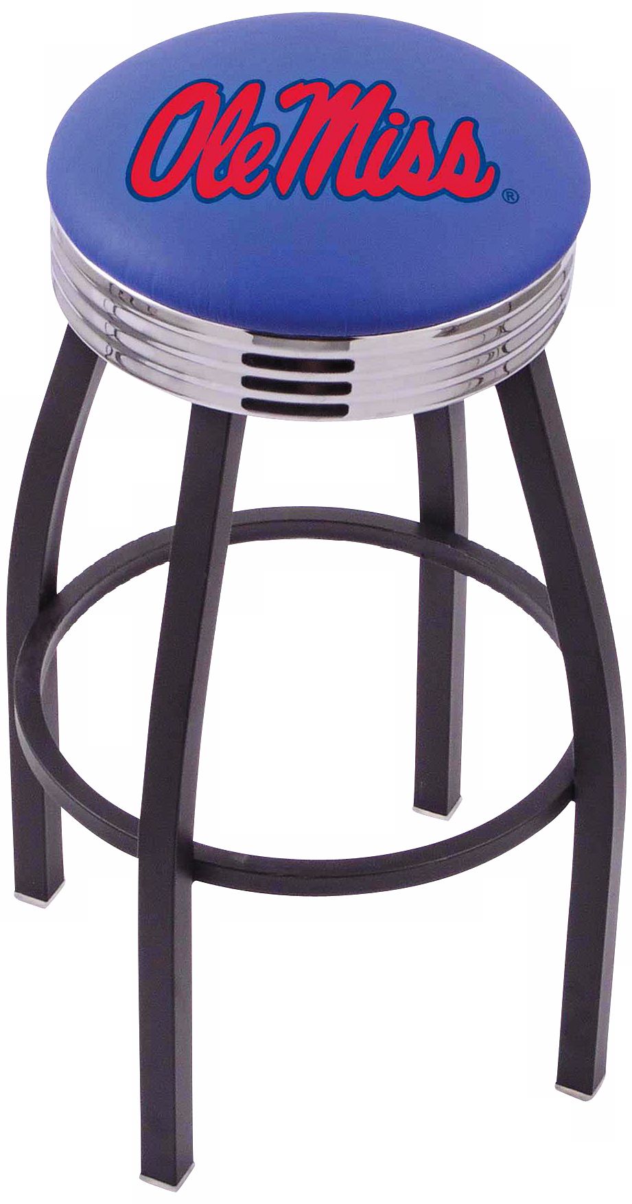 Retro University of Mississippi Counter Stool