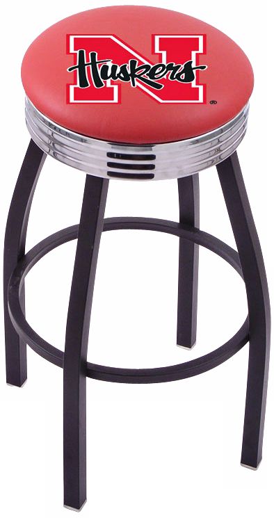 Retro University of Nebraska Counter Stool
