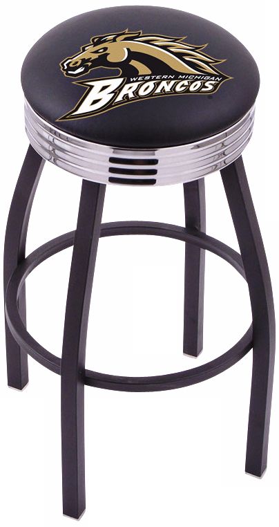 Retro Western Michigan University Counter Stool