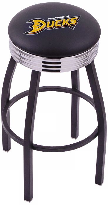Retro Anaheim Ducks Hockey Sports Bar Stool
