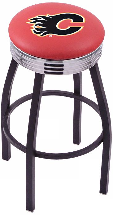Retro Hockey Calgary Flames Barstool