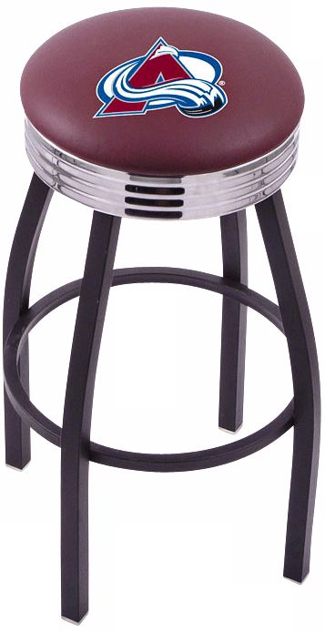 Retro Hockey Colorado Avalanche Barstool