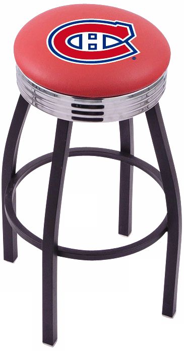 Retro Montreal Canadiens Hockey Sports Bar Stool