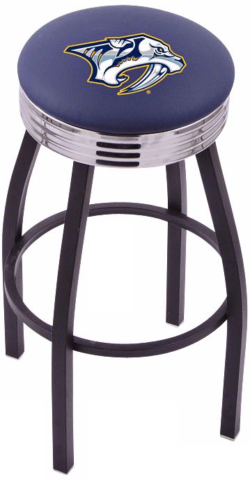 Retro Hockey Nashville Predators Counter Stool