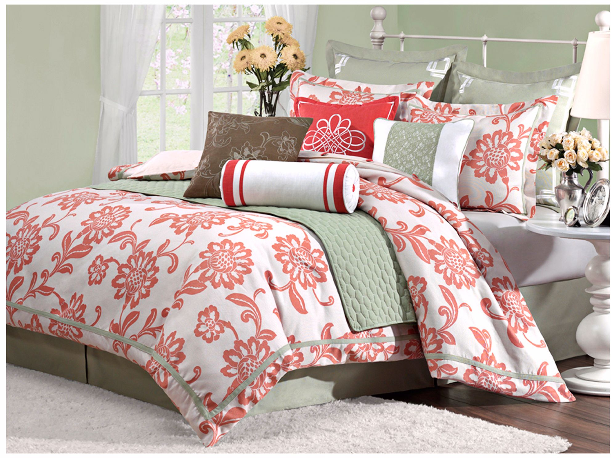 Sheldon Comforter Bedding Set (King) (T9316)